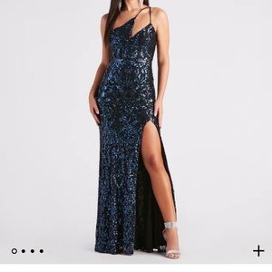 Windsor Formal sequin long dress